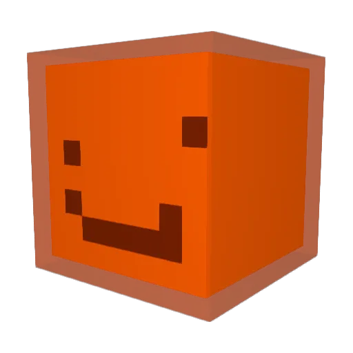 Ennuoi Minecraft avatar head, 3D render