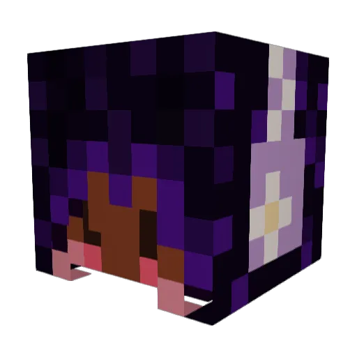 EnnyBoBenny Minecraft avatar head, 3D render