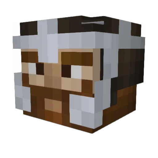 EnoIV Minecraft avatar head, 3D render