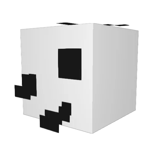 EnoLabeIIo Minecraft avatar head, 3D render