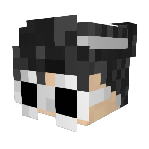 EnoTik_t Minecraft avatar head, 3D render