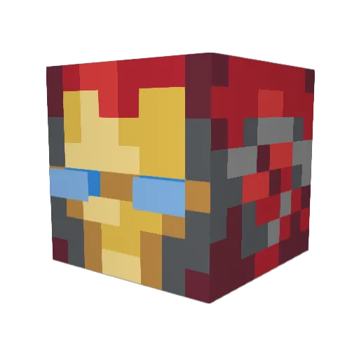 Enochlyl Minecraft avatar head, 3D render