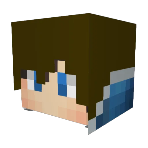 Enohpi1S Minecraft avatar head, 3D render