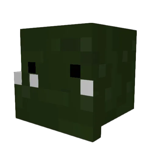 Enoki_MoL Minecraft avatar head, 3D render