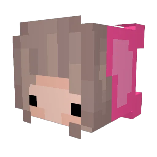 Enola_215 Minecraft avatar head, 3D render