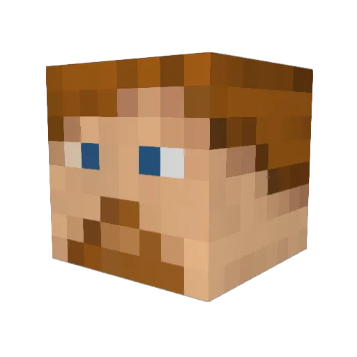 Enoo58 Minecraft avatar head, 3D render