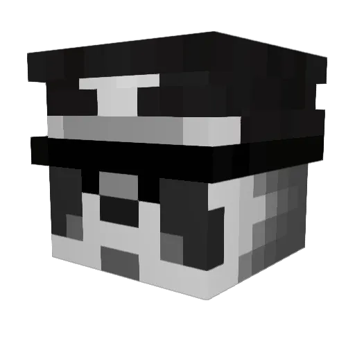 Enotik43 Minecraft avatar head, 3D render