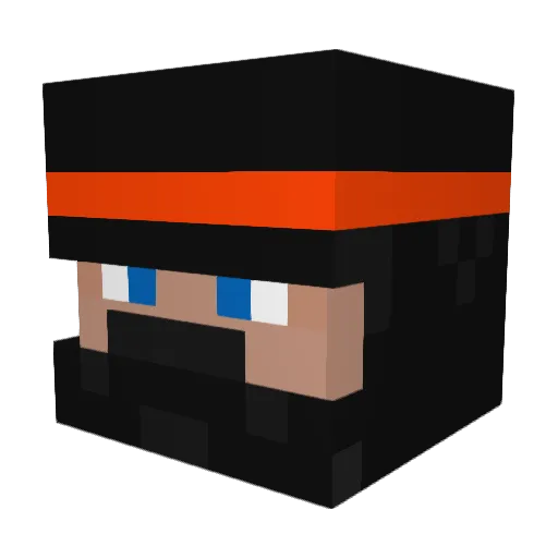 Enric2006 Minecraft avatar head, 3D render