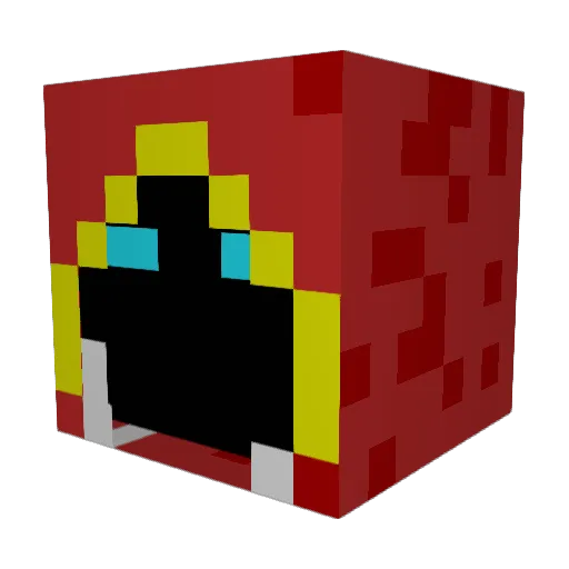 Enric992 Minecraft avatar head, 3D render