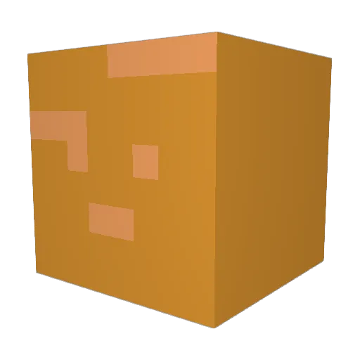 EnricoPucci_69 Minecraft avatar head, 3D render
