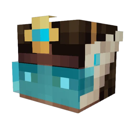 Enrico_06 Minecraft avatar head, 3D render