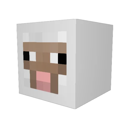 Enrique77 Minecraft avatar head, 3D render