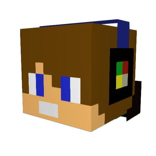 Enriqueso19 Minecraft avatar head, 3D render