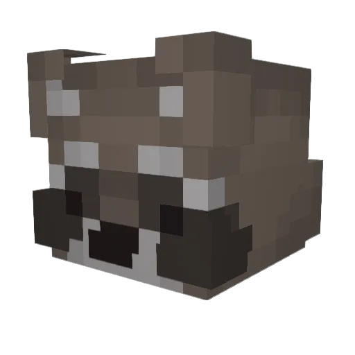 Enriqus Minecraft avatar head, 3D render