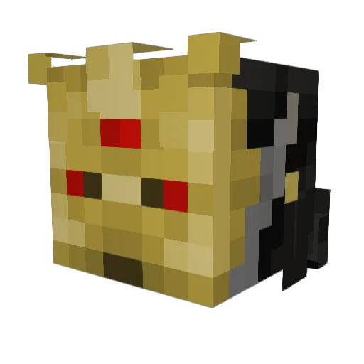 Enrokor Minecraft avatar head, 3D render