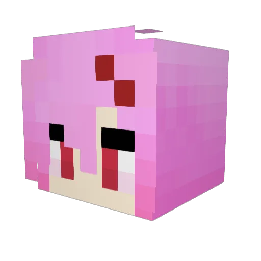 Enrusew Minecraft avatar head, 3D render