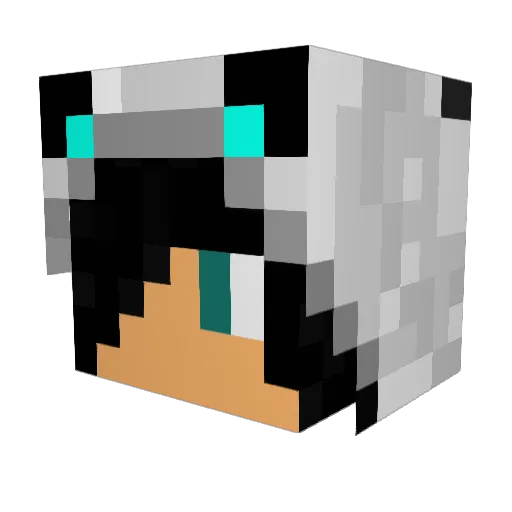 Enrykk Minecraft avatar head, 3D render