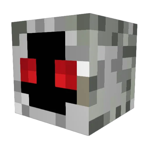 Ent1ty_303 Minecraft avatar head, 3D render