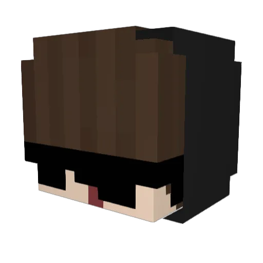EnteMitSucuk2 Minecraft avatar head, 3D render