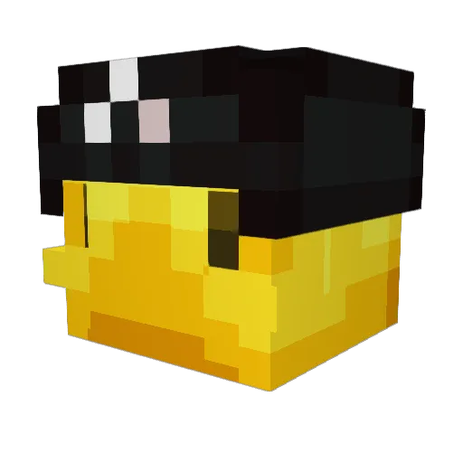 EnteTainment Minecraft avatar head, 3D render