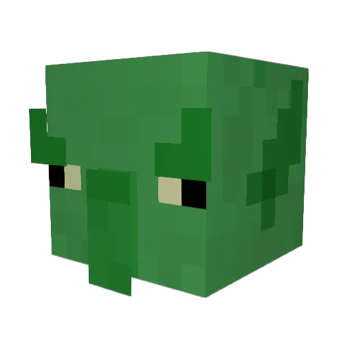 Entenmeiser Minecraft avatar head, 3D render