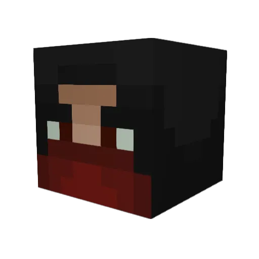 EnterBrain Minecraft avatar head, 3D render