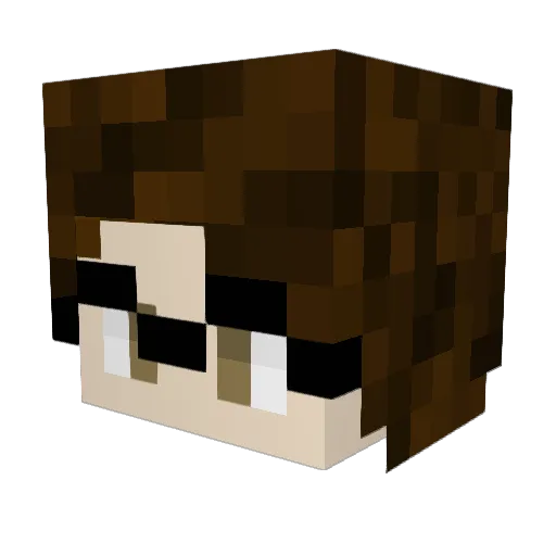 Enter_Esen Minecraft avatar head, 3D render