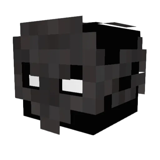 Entermanboy Minecraft avatar head, 3D render