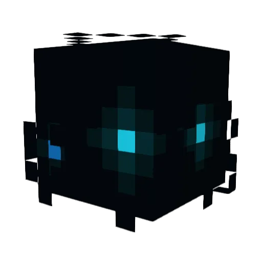 Entervene Minecraft avatar head, 3D render