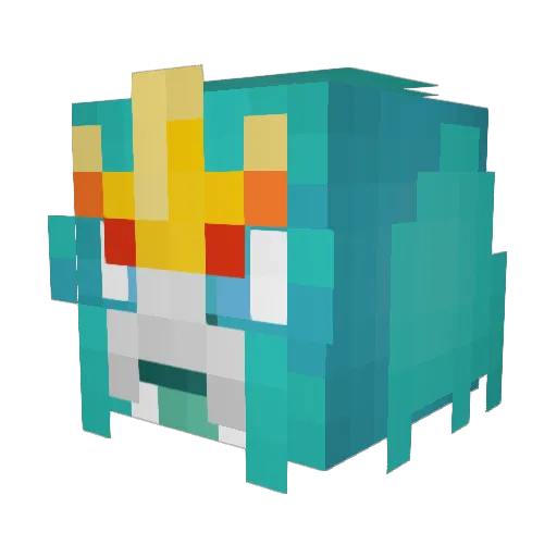 EnthusiasticNut Minecraft avatar head, 3D render