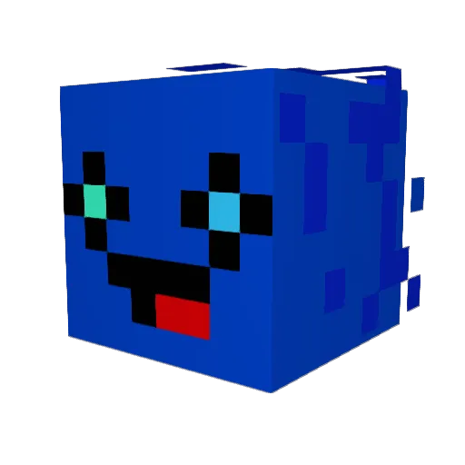 Entitilo Minecraft avatar head, 3D render