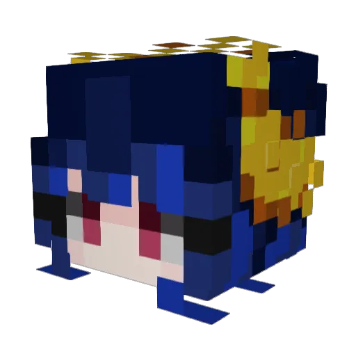 Minecraft-Avatar von Entitilo_Ekdeh: Kopf als 3D-Render