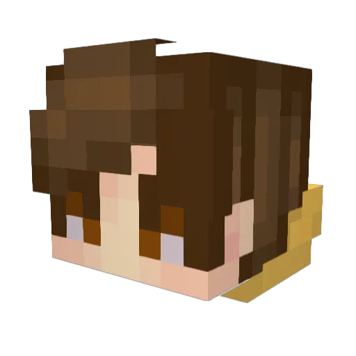 Entitilo_MRCbm Minecraft avatar head, 3D render