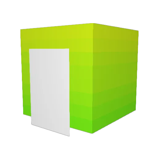 Entity1805 Minecraft avatar head, 3D render