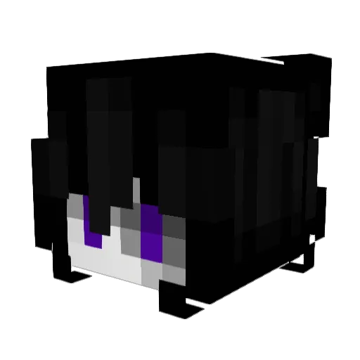 Entr0sar Minecraft avatar head, 3D render