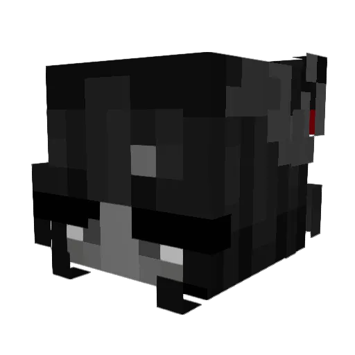 Entrailsx Minecraft avatar head, 3D render