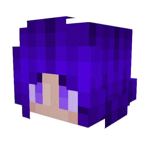 Entretic Minecraft avatar head, 3D render