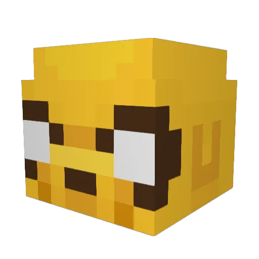 Entry25_ Minecraft avatar head, 3D render