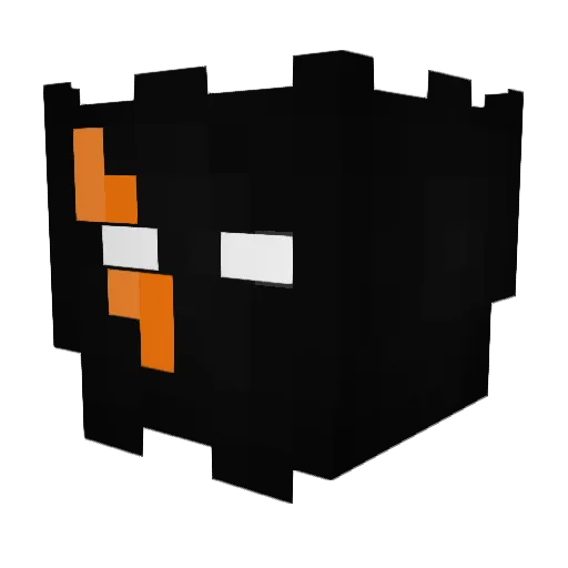 EntryFrags Minecraft avatar head, 3D render