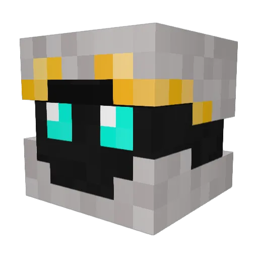 Entytaz Minecraft avatar head, 3D render