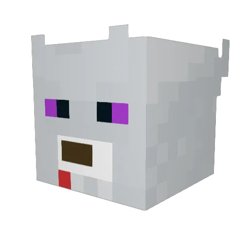 Enu3450 Minecraft avatar head, 3D render