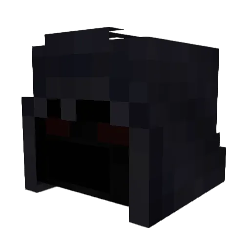 Enuston Minecraft avatar head, 3D render