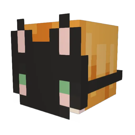 EnveeMonster Minecraft avatar head, 3D render
