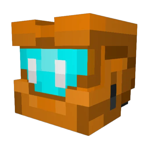 Enver_Mike Minecraft avatar head, 3D render