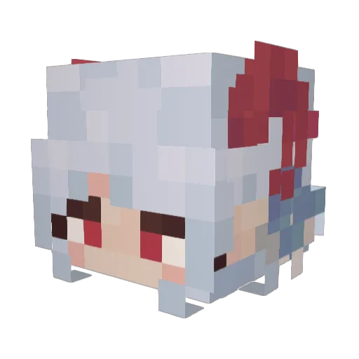 Envizzy Minecraft avatar head, 3D render