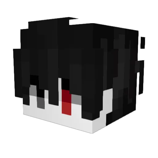 Envry Minecraft avatar head, 3D render
