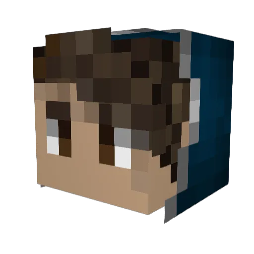 Envy113 Minecraft avatar head, 3D render