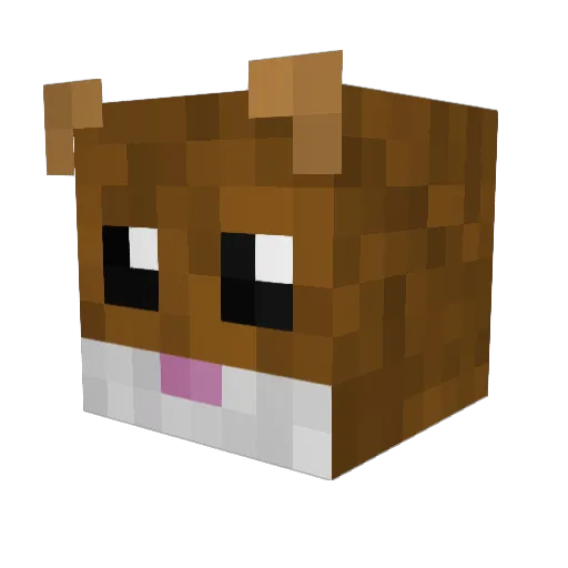 Envyck Minecraft avatar head, 3D render