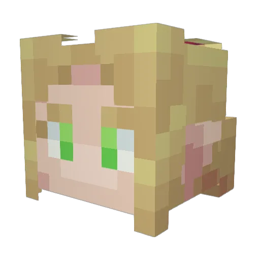 Envyious__ Minecraft avatar head, 3D render