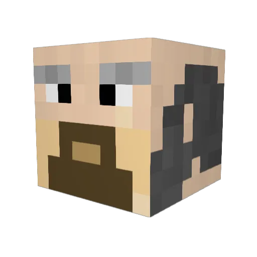 EnvyxRi0t Minecraft avatar head, 3D render